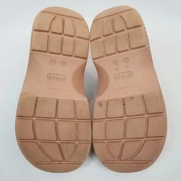 Crocs Stomp 208718 Women's Faux Fur Lined Size 12 - Picture 7 of 9